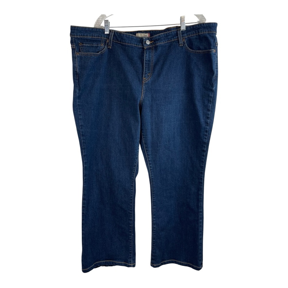 LEVI'S 590 Bootcut Jeans Denim Blue Women’s Size 22W Medium Cotton 98% 2%Expande
